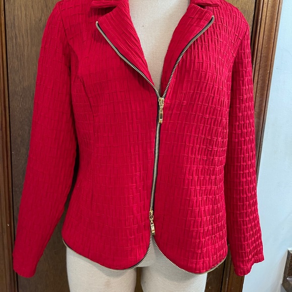 Frank Lyman Design Red Jacket Size 16 - Picture 4 of 13